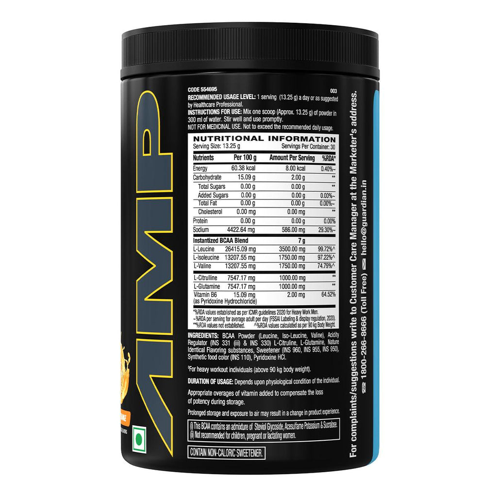GNC AMP Gold Series BCAA Advanced  Fuels Lean Muscle Strength & Recovery