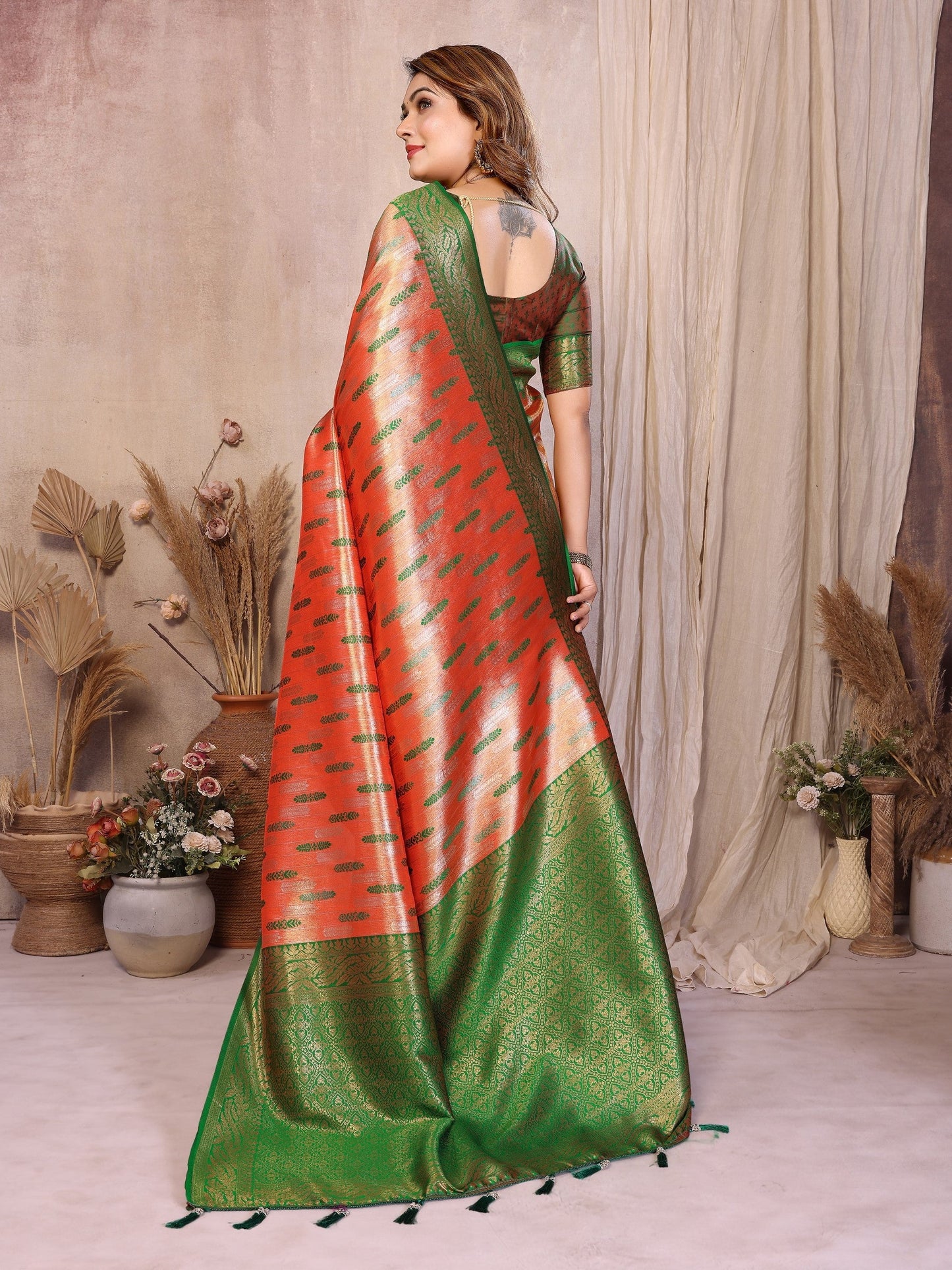 Anaita Banarasi Tissue Silk Saree
