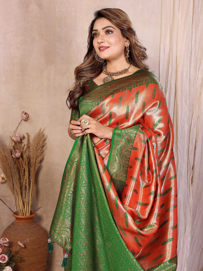 Anaita Banarasi Tissue Silk Saree