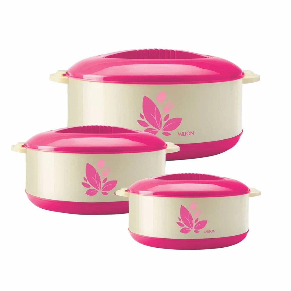 Milton Orchid Insulated Stainless Steel Casserole