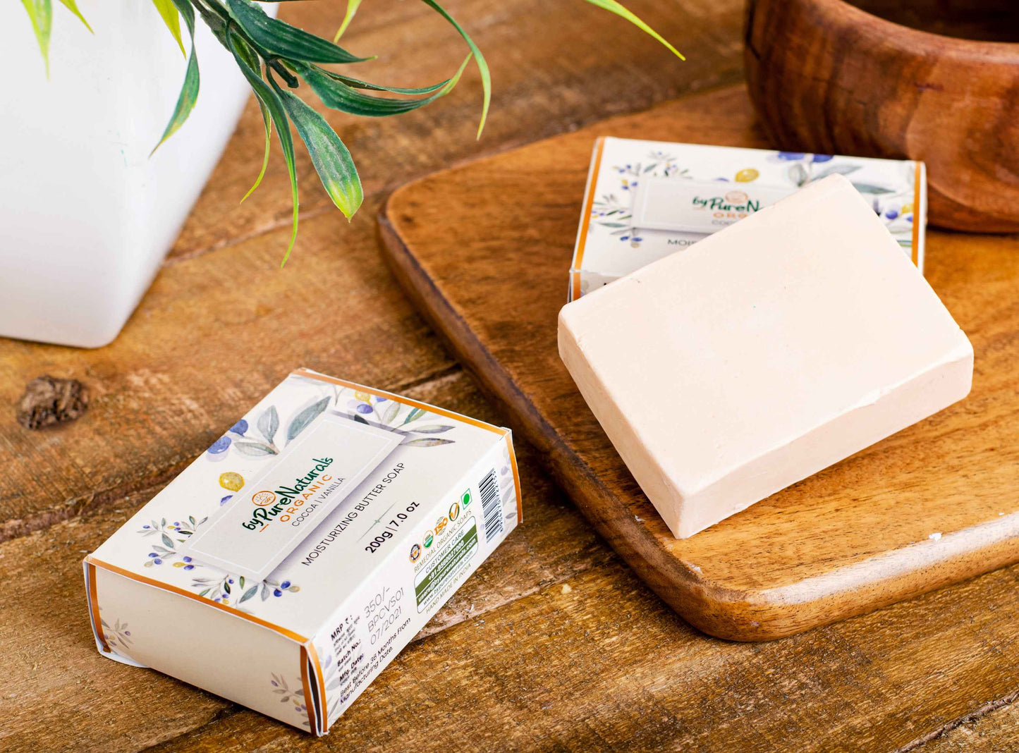 byPureNaturals Organic Shea Butter Cocoa Vanilla Butter Soap