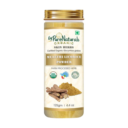 byPureNaturals Organic Mulethi Licorice Powder