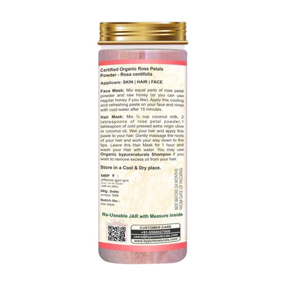 byPureNaturals Organic Rose Petals Powder