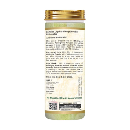 byPureNaturals Organic Bhringraj Powder