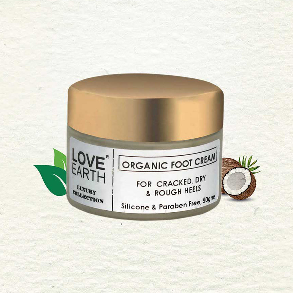 Love Earth Organic Foot Cream - 50 gms