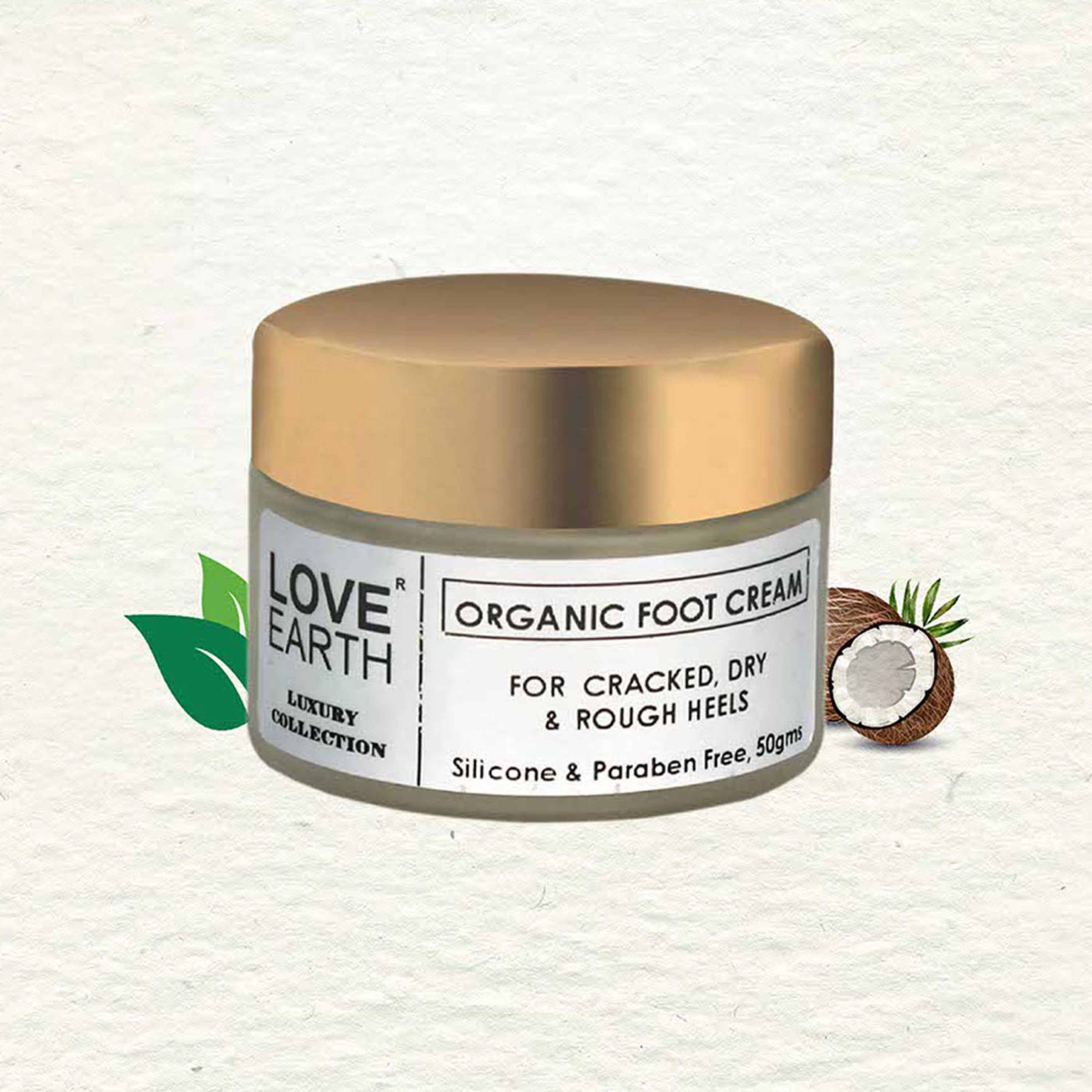 Love Earth Organic Foot Cream - 50 gms