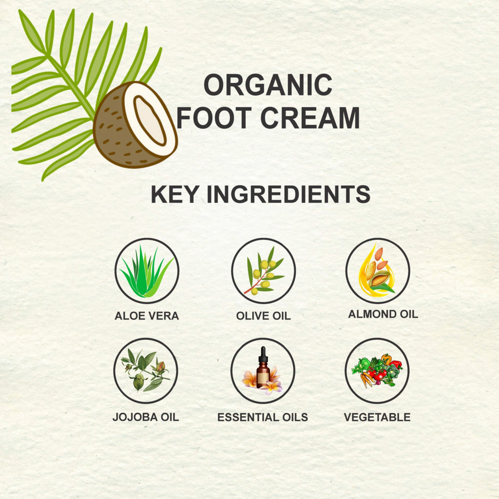 Love Earth Organic Foot Cream - 50 gms
