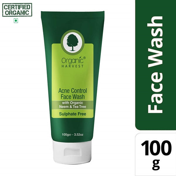 Organic Harvest Acne Control Face Wash - 100 gms