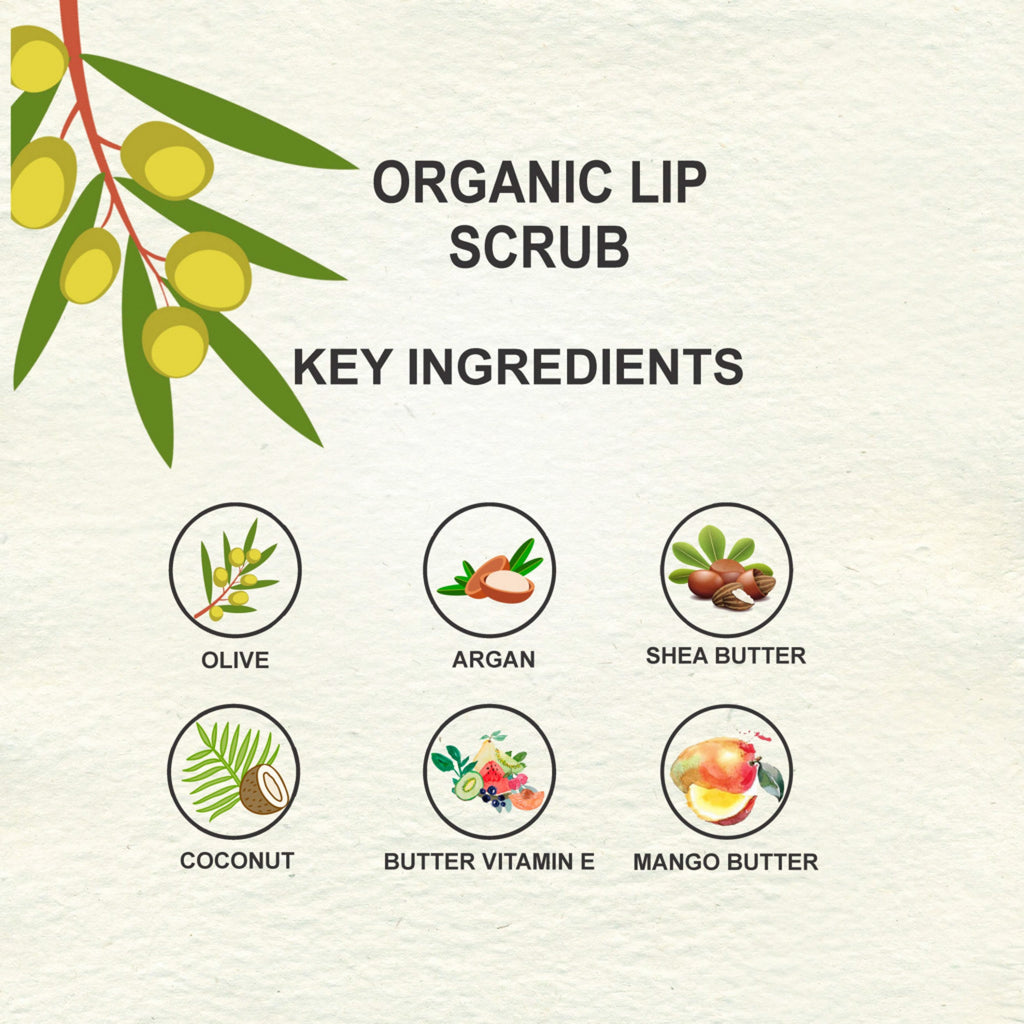 Love Earth Organic Lip Scrub - 30gms