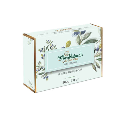 byPureNaturals Organic Shea Butter Mint & Sesame Soap