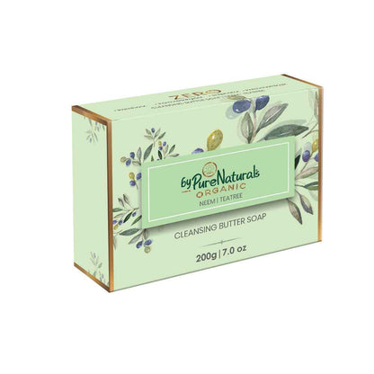 byPureNaturals Organic Shea Butter Neem & Tea Tree Soap