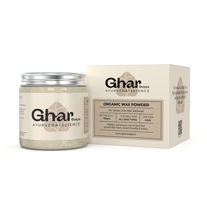 Ghar Soaps The Organic Hair Removal Wax Powder - 100 gms
