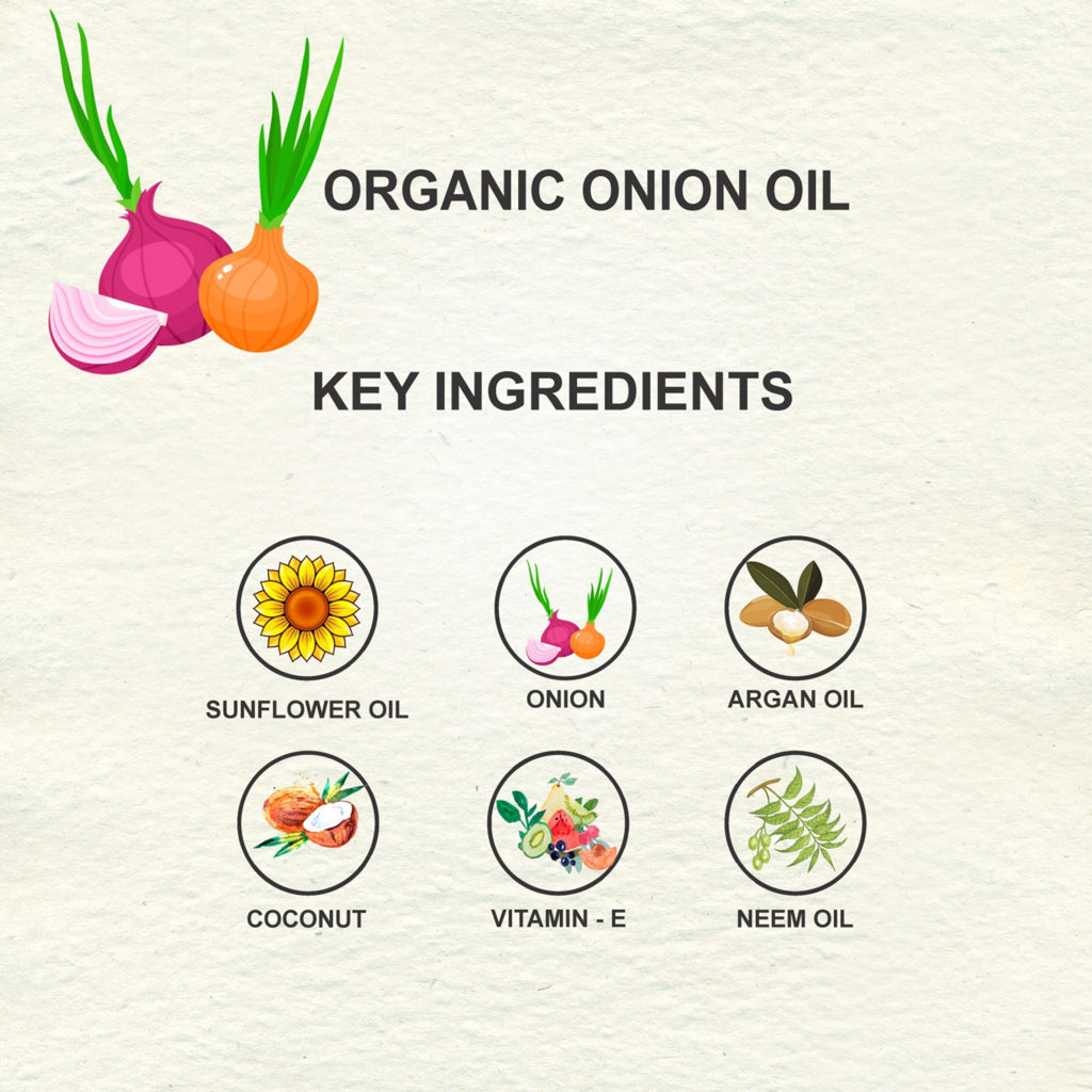 Love Earth Organic Onion Oil - 100 ml