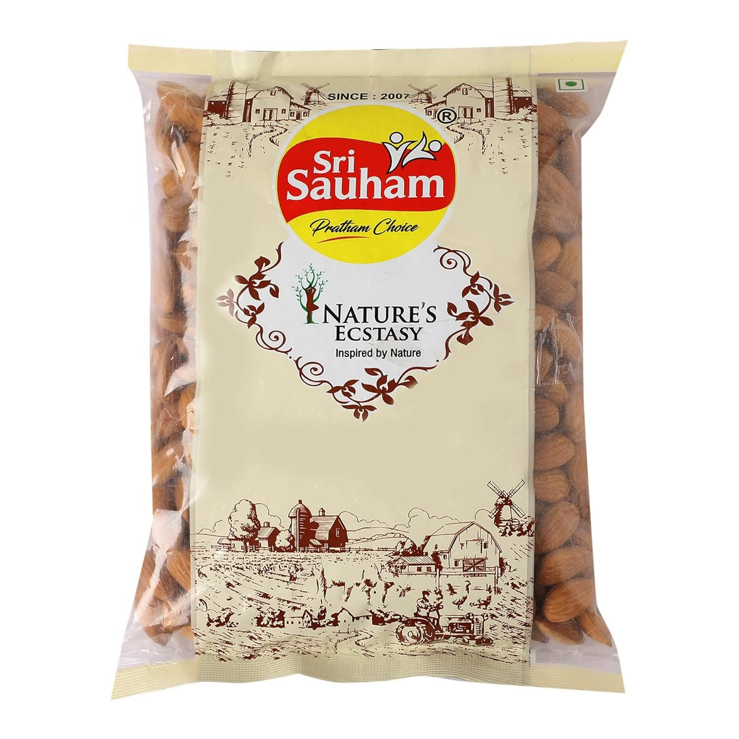 Sri Sauham Premium Fresh Almonds Badam Giri Dry Fruits