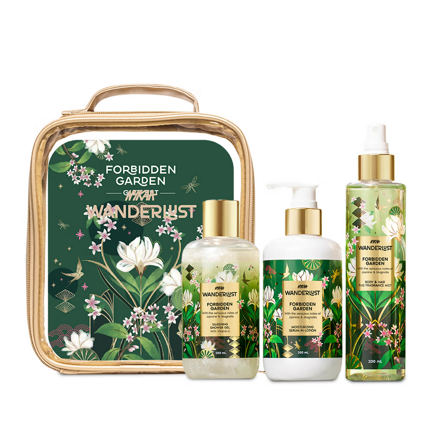 Wanderlust Forbidden Garden for Women - Shower Gel, Lotion, Mist