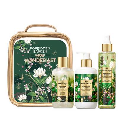 Wanderlust Forbidden Garden for Women - Shower Gel, Lotion, Mist