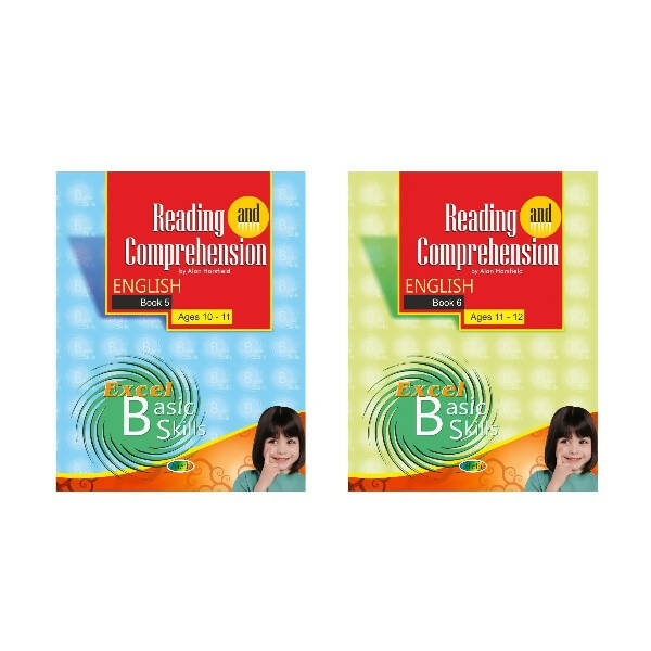Reading and Comprehension English Book Set ges 10 - 12 (Set of 2)