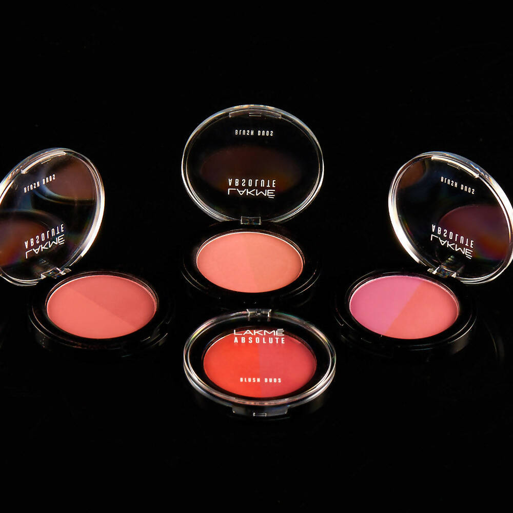 Lakme Absolute Face Stylist Blush Duos Pink Blush - 6 gms
