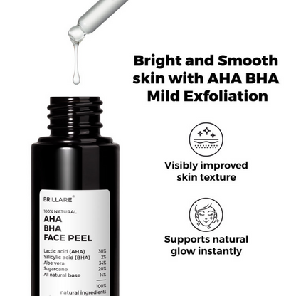 Brillare AHA BHA Exfoliating Face Peeling Solution