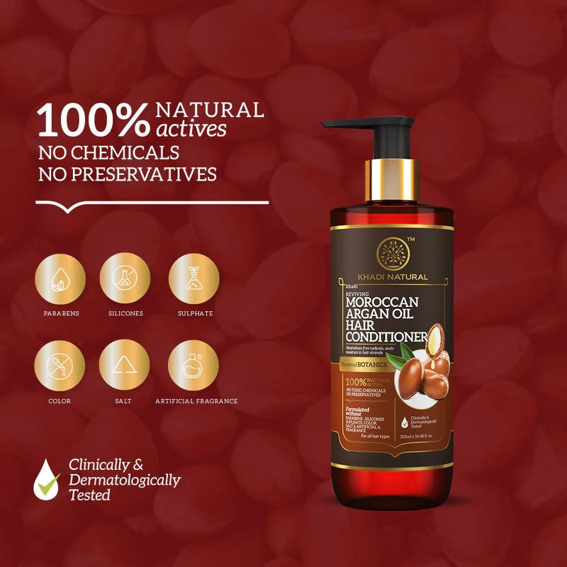 Khadi Natural Moroccan Argan Hair Conditioner - 310 ml