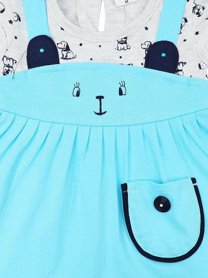 NammaBaby Baby Girl's A-Line Mini Frock Dress - Blue