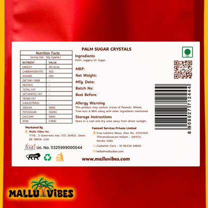 Mallu Vibes Palm Sugar Crystals