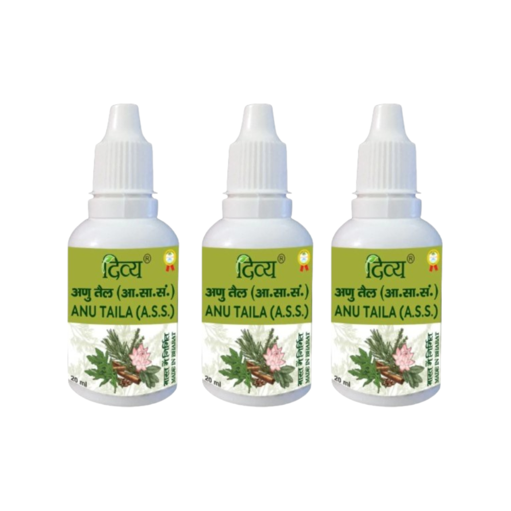 Patanjali Divya Anu Taila Herbal Nasal Oil