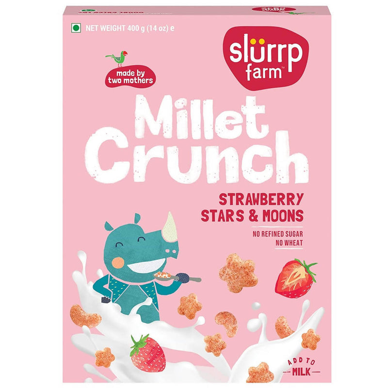 Slurrp Farm Strawberry Stars and Moons Berry Crunch - 400 gms