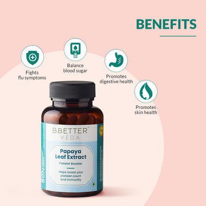 Bbetter Papaya Leaf Extract - 60 tabs