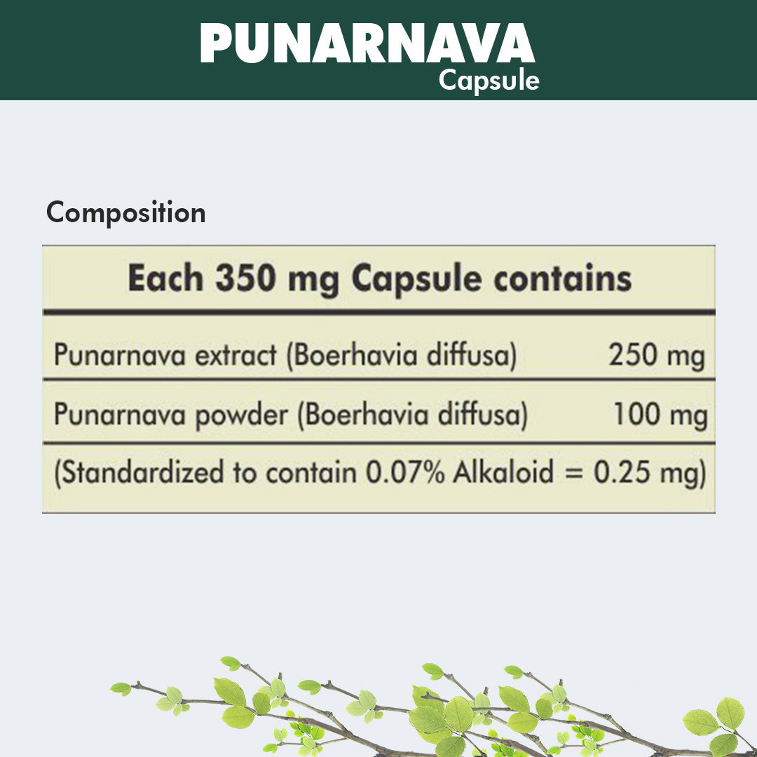 Herbal Hills Ayurveda Punarnavahills Capsules