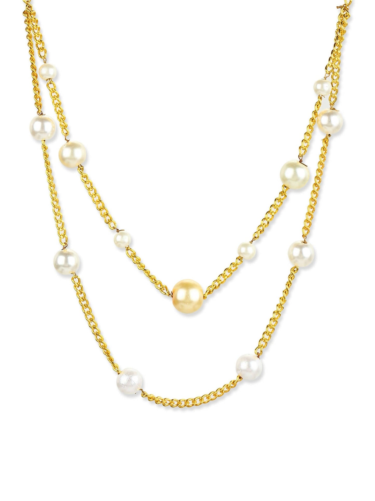 Women's Gold-Polished Chain - Ruby Raang