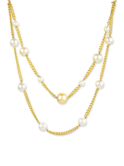 Women's Gold-Polished Chain - Ruby Raang