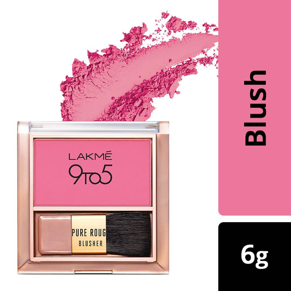 Lakme 9To5 Pure Rouge Blusher  Pretty Pink - 6 gms