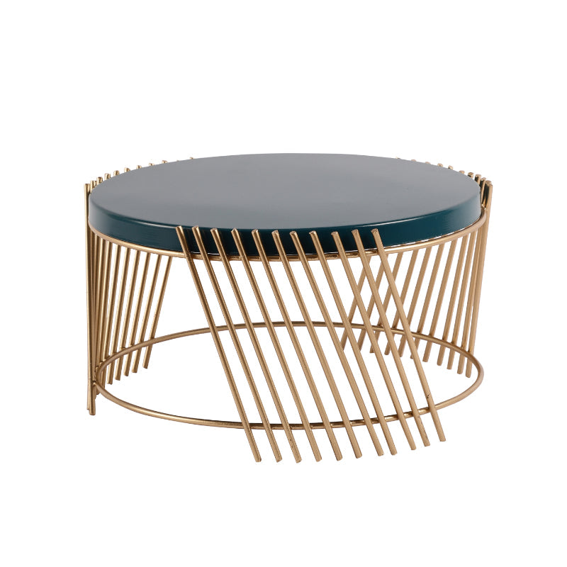Turquoise & Gold Decorative Metal Cake Stand