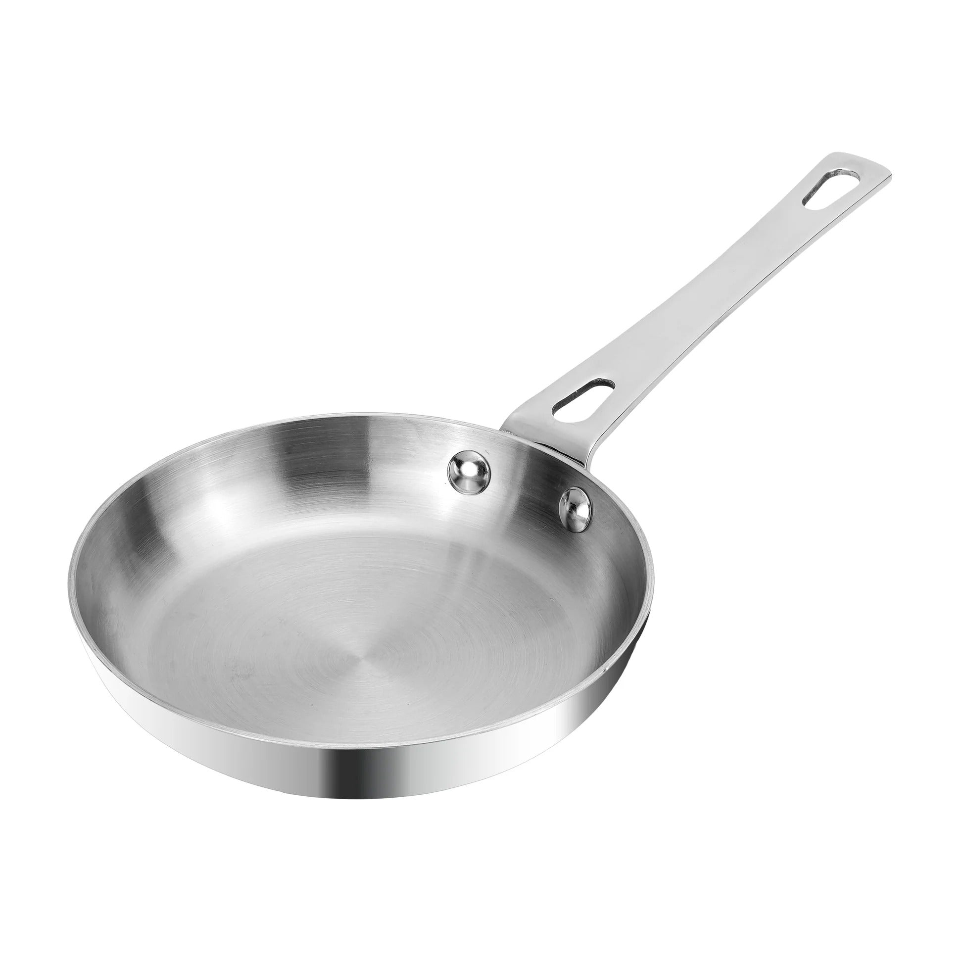 Vinod Platinum Triply Stainless Steel Mini Fry Pan -14cm