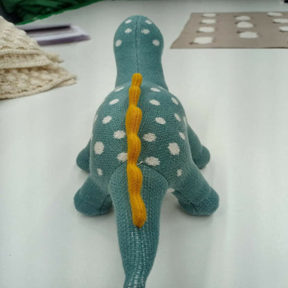 Nesta Toys Dinosaur Plush Toy For Kids – Snuggly Knitted Cotton Soft Toy