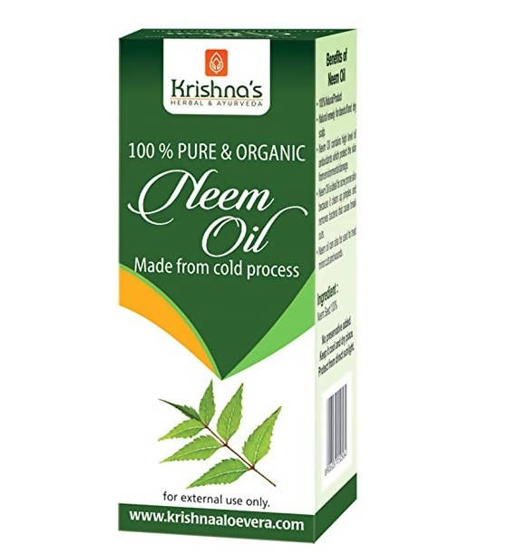 Krishna's Herbal & Ayurveda Pure Neem Oil - 50 ml