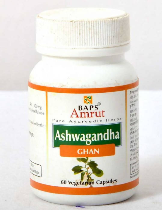 Baps Amrut Ashwagandha Ghan - 60 tabs
