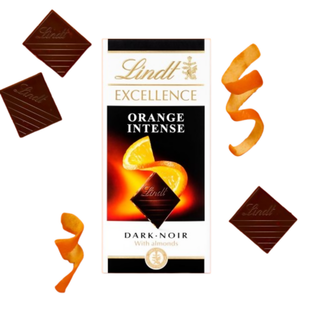 Lindt Excellence Orange Intense Dark Chocolate