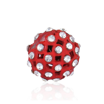 Trendoo Jewelry Gold-Polished Stylish Fancy Red Studs