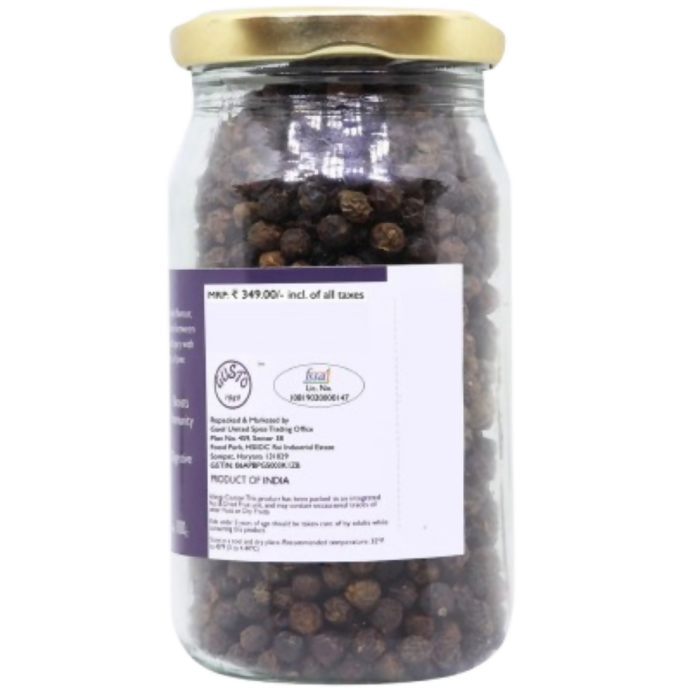 Tassyam Organics Fine Black Peppercorn