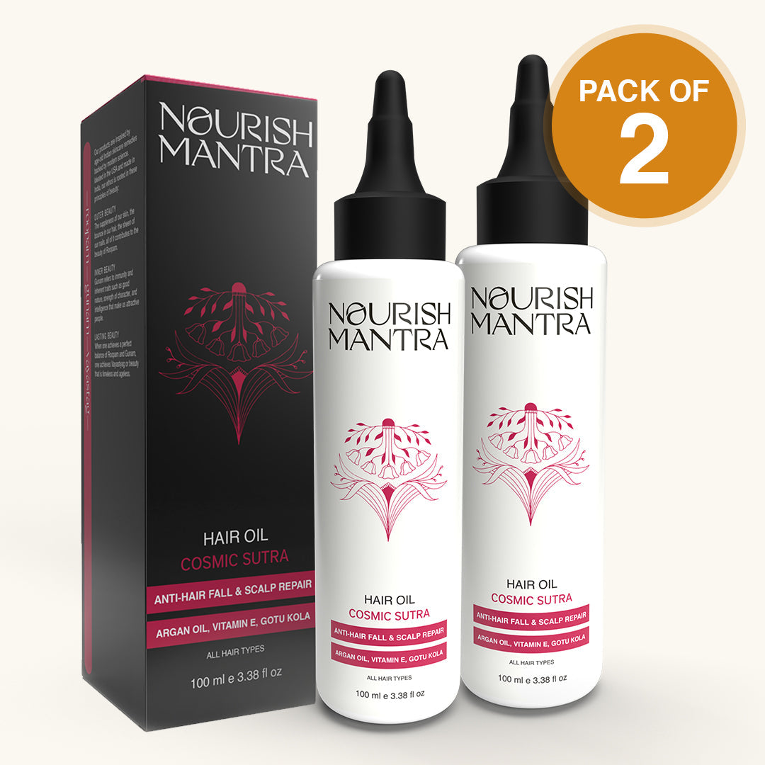 Nourish Mantra Cosmic Sutra Hair Oil - 100 ml (Pack Of 2)