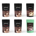 Cocosutra Hot Chocolate Mix Collection 6 Flavors in 1 Pack - 100 g each