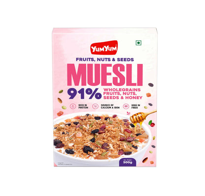 Yum Yum Fruits, Nuts & Seeds Honey Muesli Box