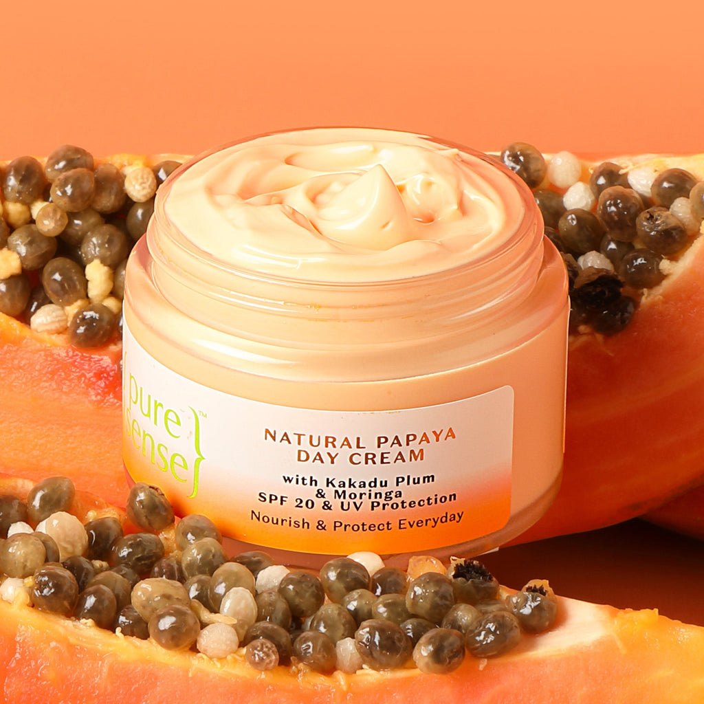 Puresense Natural Papaya Day Cream - 60 gms