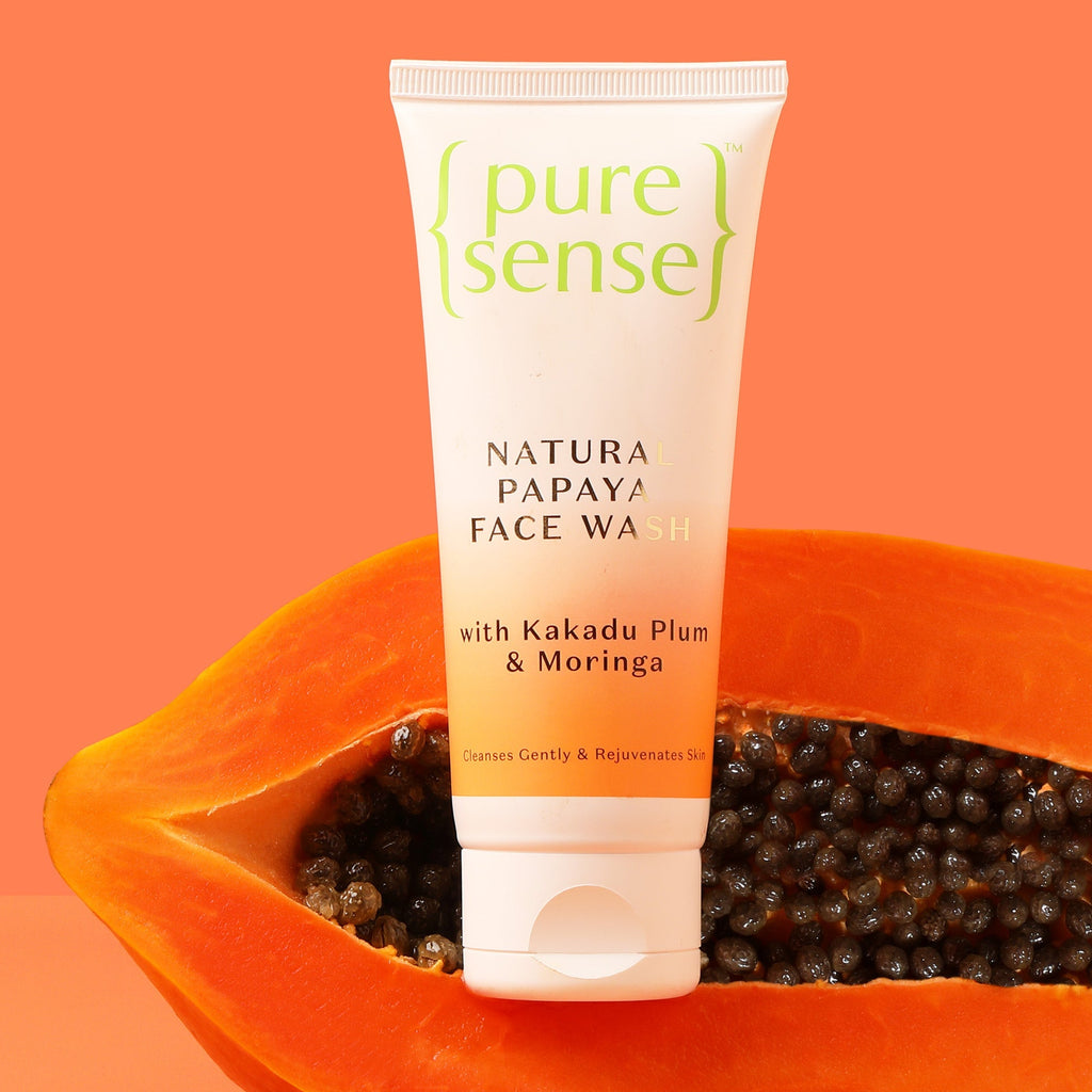 Puresense Natural Papaya Face Wash - 100 ml