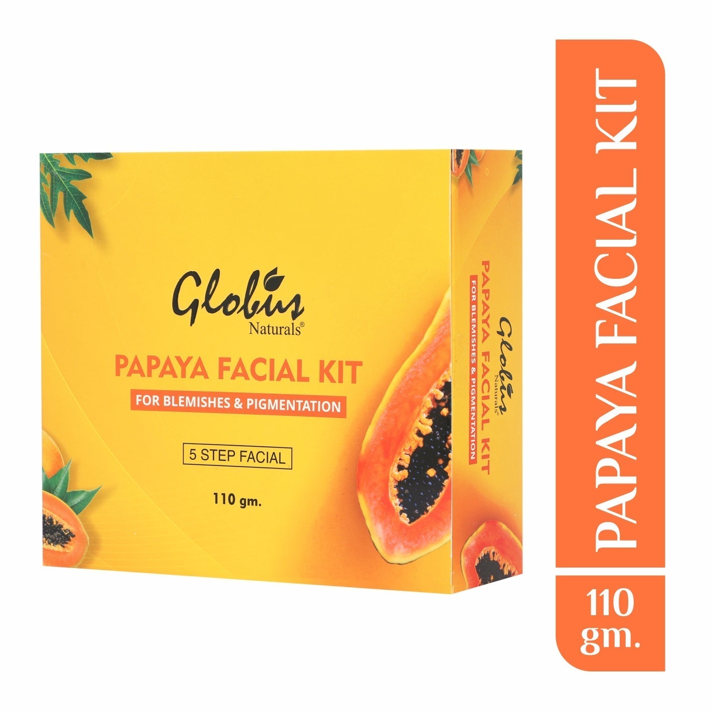 Globus Naturals Anti Tan Papaya Facial Kit For Flawless Skin - 110 gms