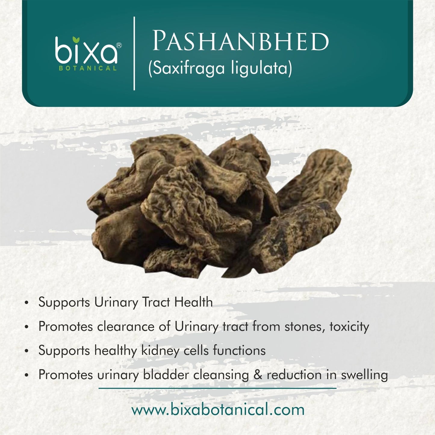 Bixa Botanical Pashanbhed Root Powder  Saxifraga ligulata - 200 gms