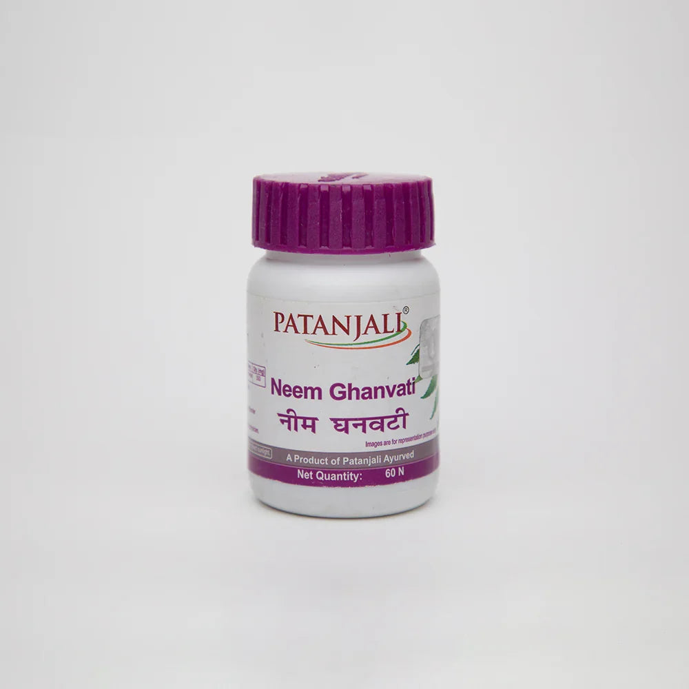 Patanjali Neem Ghan Vati -60 tabs - Pack of 1