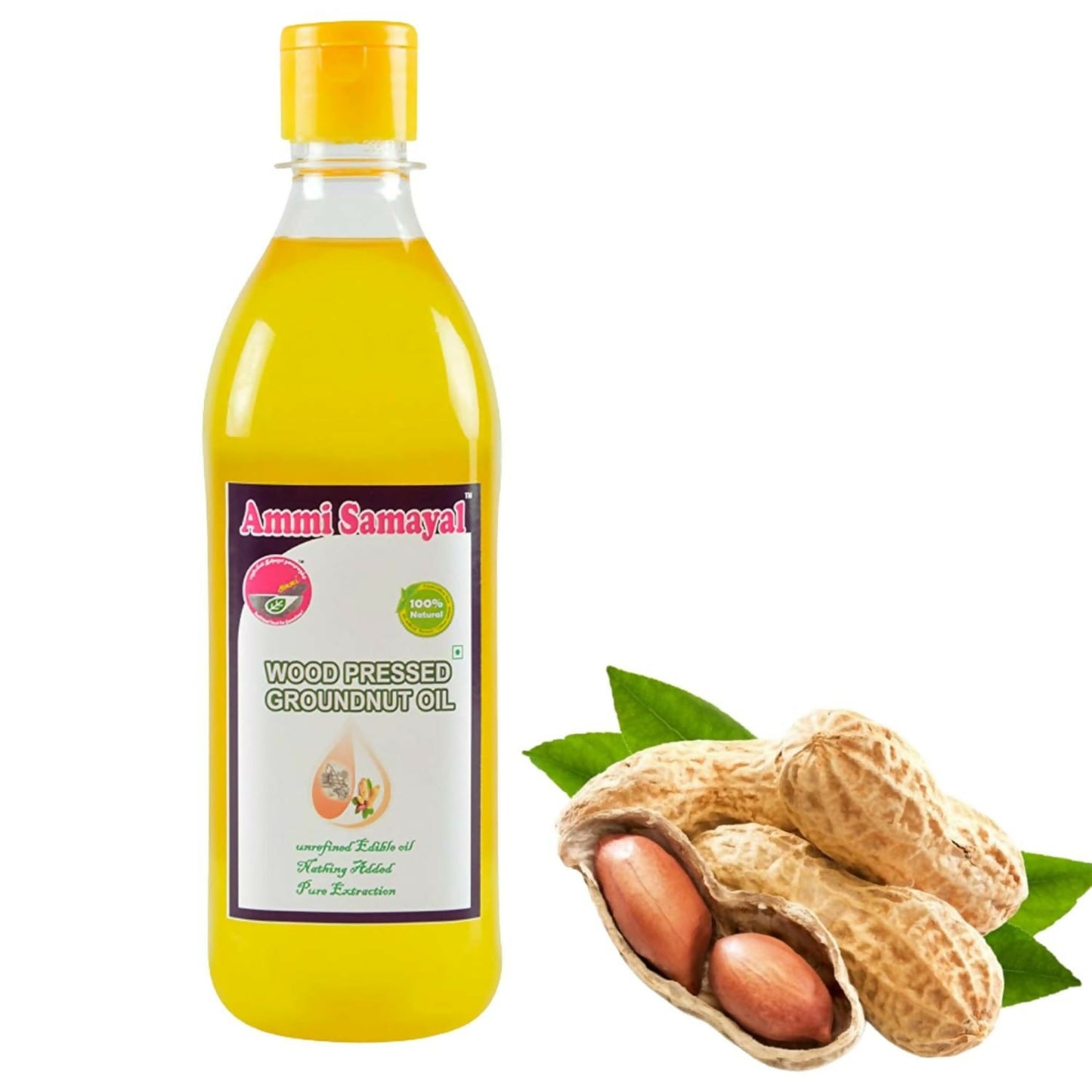 Ammi Samayal Wood Pressed Groundnut Oil